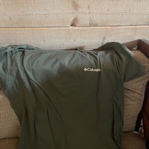 Columbia Olive Green Tee with Logo